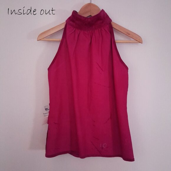 Vintage Suede Halter Top 1980s Disco Party Wilsons Suede & Leather Korea RARE - Picture 12 of 13